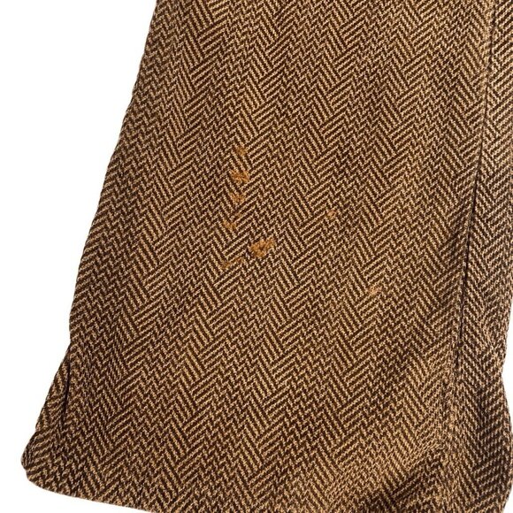 Male Slacks Brown 70s Corduroy Bellbottoms Scovall Zip Flare Jeans Size 34x32. - Picture 5 of 9